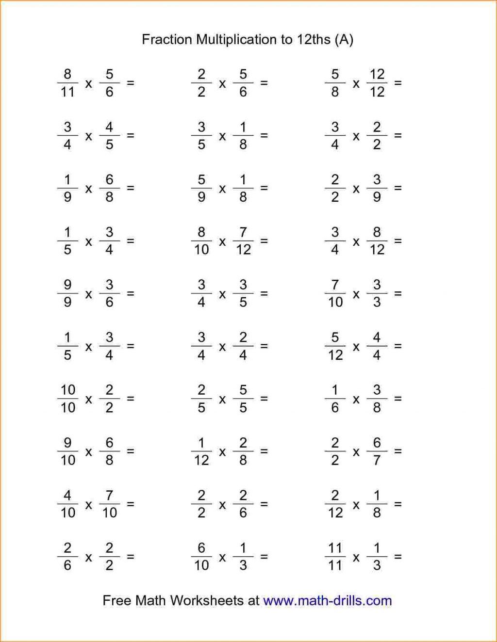 HORN, JULIE M / Multiply & Divide Fraction Practice